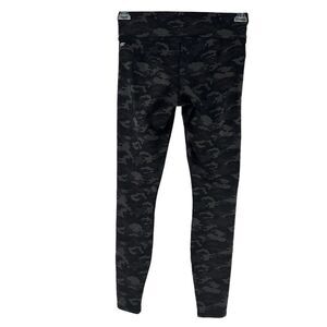 Fabletics Define Power Hold Mid Rise Leggings Charcoal Camo Size S Ankle Length